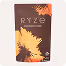 RYZE Mushroom Coffee box with an illustration of yellow mushrooms on a brown background.